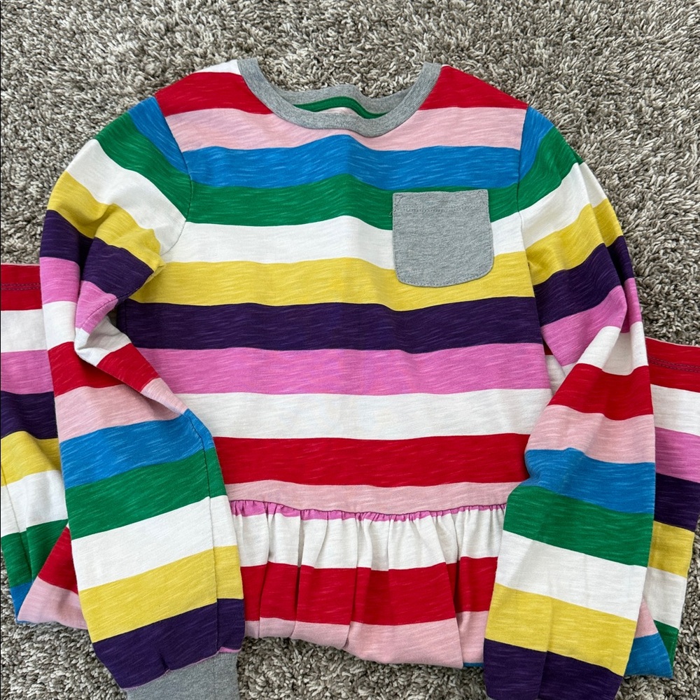 Mini Boden jersey dress long sleeve girls size 9-10 - Picture 4 of 5